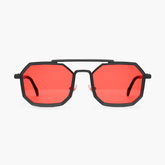 Uan Geometric Full frame Metal Sunglasses
